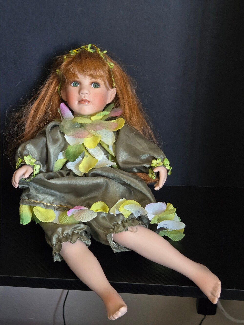 Paradise Galleries Premier Edition 2003 “Treasure”  Porcelain & Cloth Doll